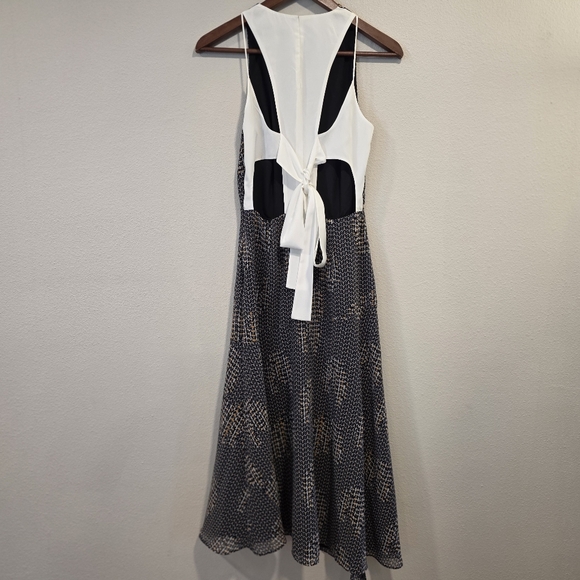 Reiss Naima Back Cut-Out Midi Dress - Picture 7 of 9